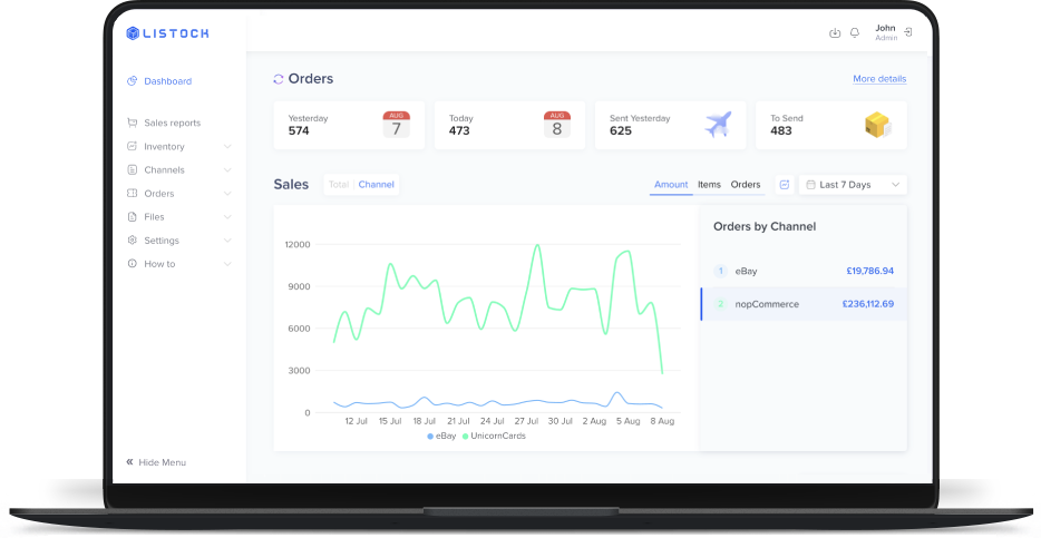 Main Dashboard
